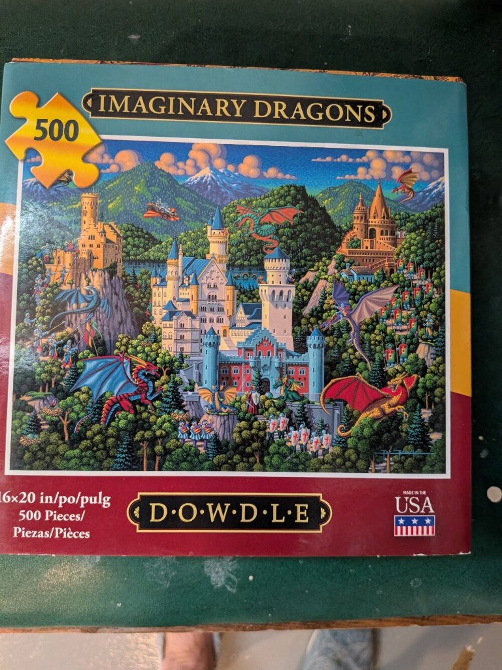 Dowdle Imaginary Dragons 500 piece puzzle